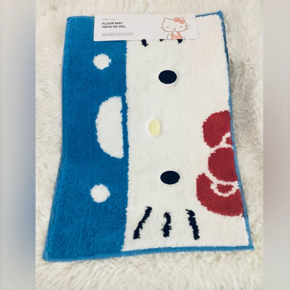 Sanrio Hello Kitty Blue Floor Mat